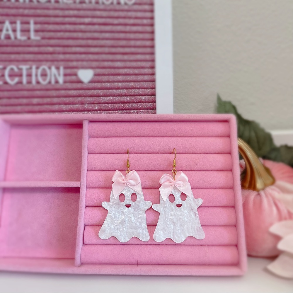 Fancy Girly Ghost Earrings